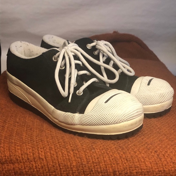 ✨🖤Retro Xhilaration mini-platform suede sneaks!🤍 - Picture 7 of 10